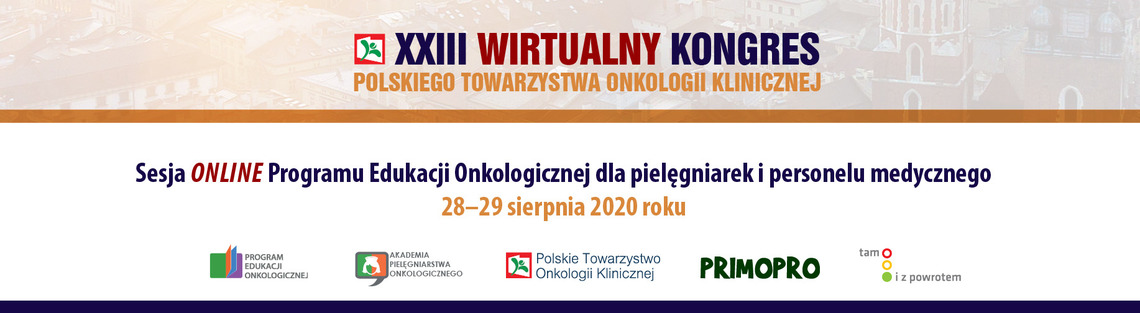 WIRTUALNY KONGRES PTOK - BEZPŁATNA SESJA PEO 28-29.08.2020